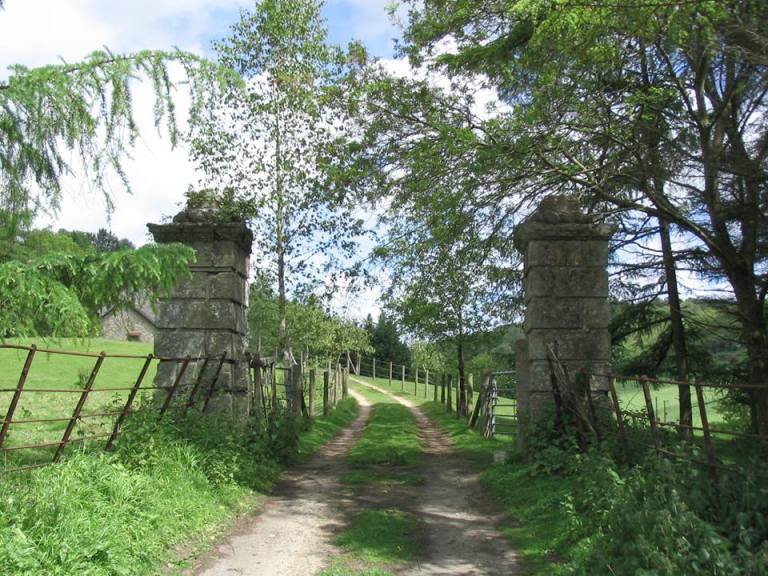 Gateposts at Knighton
